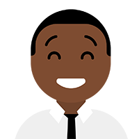Smiling person